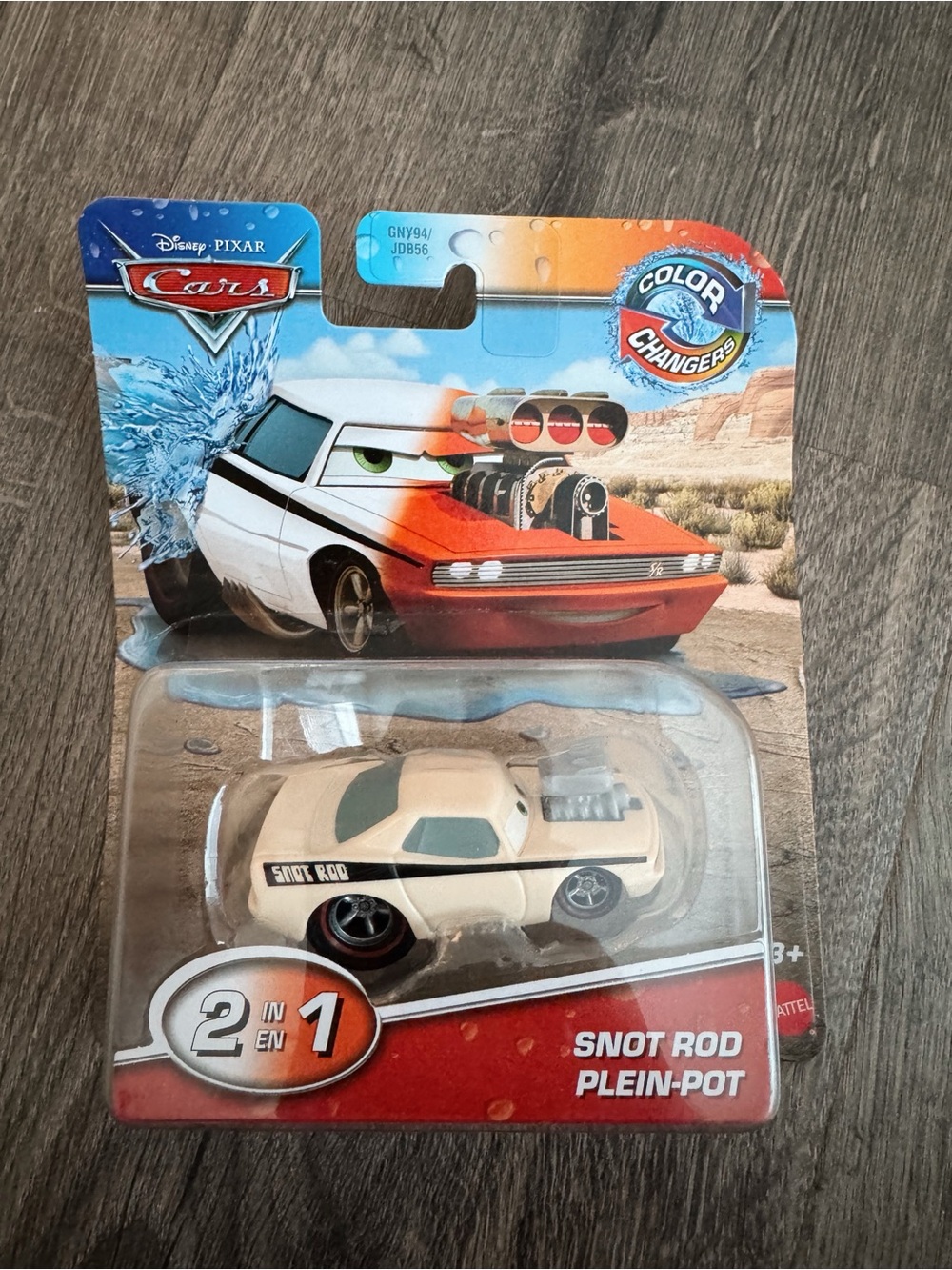 Disney Pixar Cars Color Changer 2 N 1 Snot Rod Mattel New In Package Sealed Toy